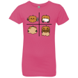 T-Shirts Hot Pink / YXS Pumpkin Shave Girls Premium T-Shirt