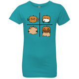 T-Shirts Tahiti Blue / YXS Pumpkin Shave Girls Premium T-Shirt