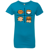 T-Shirts Turquoise / YXS Pumpkin Shave Girls Premium T-Shirt