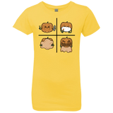 T-Shirts Vibrant Yellow / YXS Pumpkin Shave Girls Premium T-Shirt