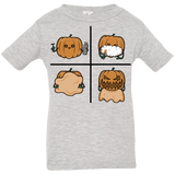 T-Shirts Heather Grey / 6 Months Pumpkin Shave Infant Premium T-Shirt