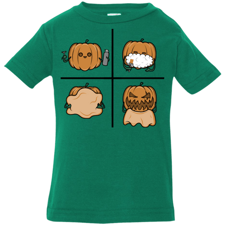 T-Shirts Kelly / 6 Months Pumpkin Shave Infant Premium T-Shirt