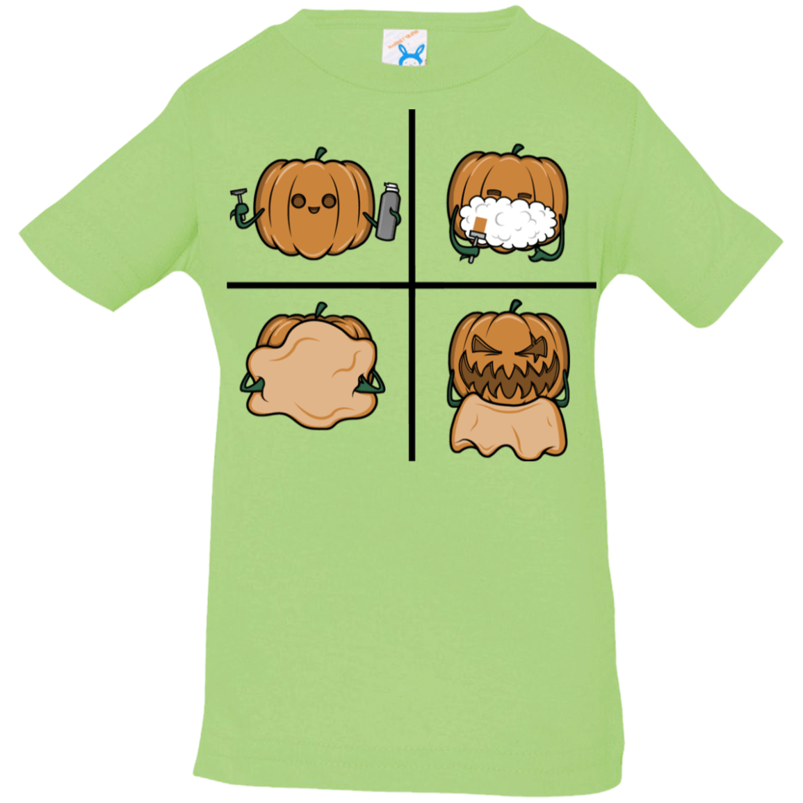 T-Shirts Key Lime / 6 Months Pumpkin Shave Infant Premium T-Shirt