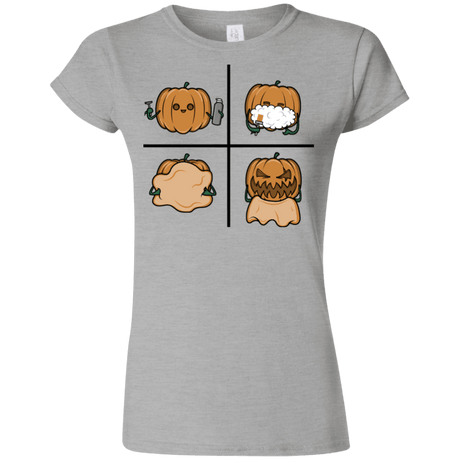 T-Shirts Sport Grey / S Pumpkin Shave Junior Slimmer-Fit T-Shirt