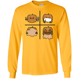 T-Shirts Gold / S Pumpkin Shave Men's Long Sleeve T-Shirt