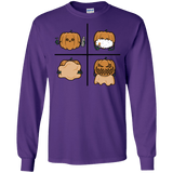 T-Shirts Purple / S Pumpkin Shave Men's Long Sleeve T-Shirt