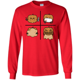 T-Shirts Red / S Pumpkin Shave Men's Long Sleeve T-Shirt