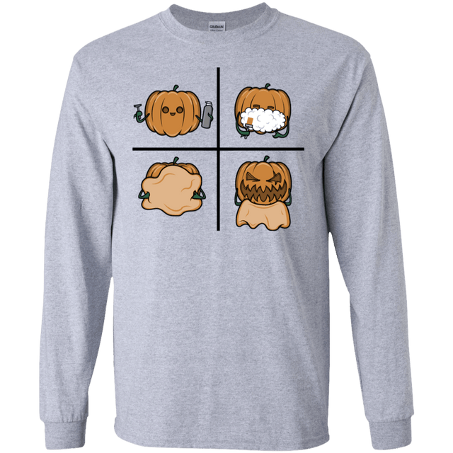 T-Shirts Sport Grey / S Pumpkin Shave Men's Long Sleeve T-Shirt