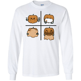 T-Shirts White / S Pumpkin Shave Men's Long Sleeve T-Shirt