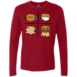 T-Shirts Cardinal / S Pumpkin Shave Men's Premium Long Sleeve