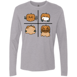 T-Shirts Heather Grey / S Pumpkin Shave Men's Premium Long Sleeve