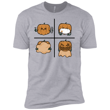T-Shirts Heather Grey / X-Small Pumpkin Shave Men's Premium T-Shirt