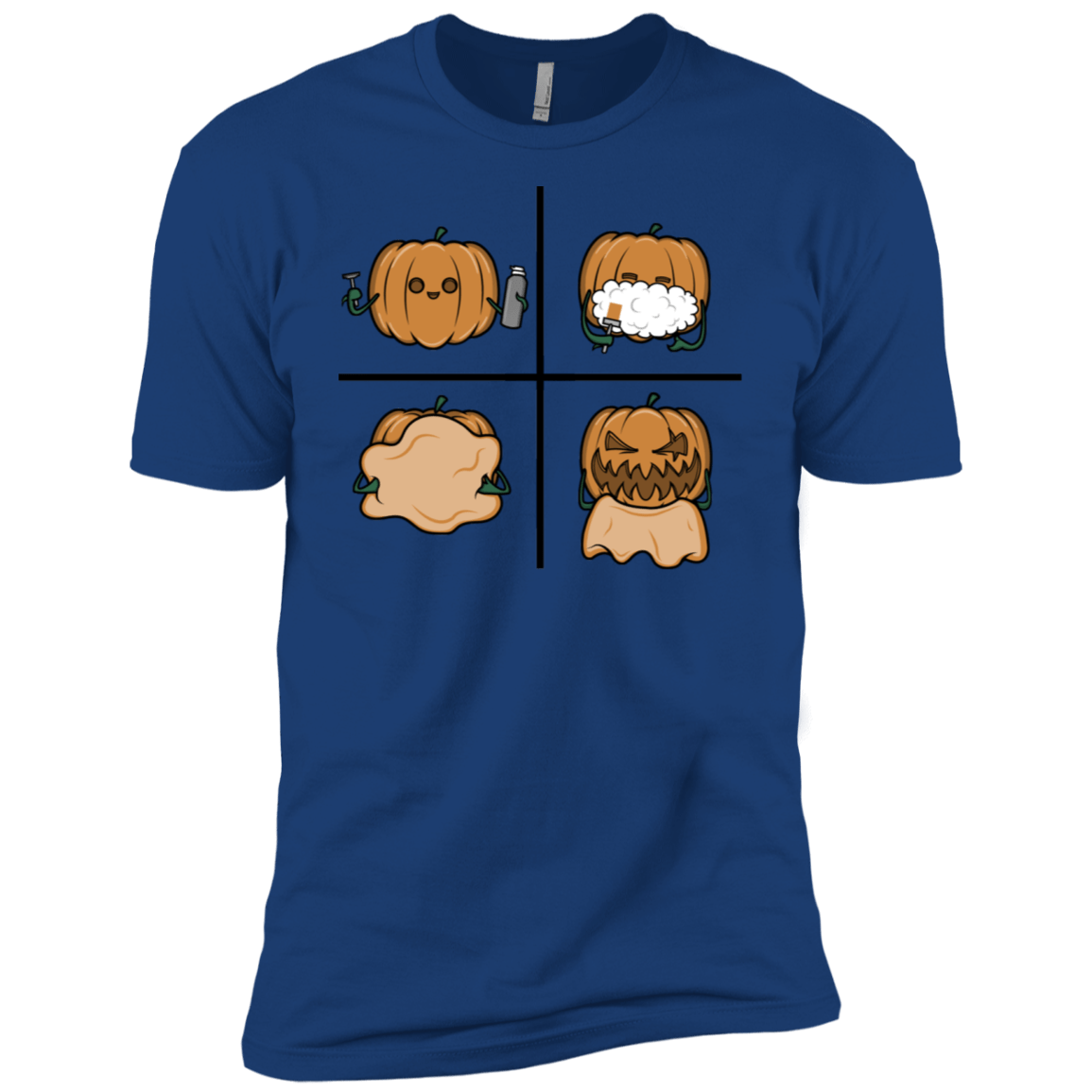 T-Shirts Royal / X-Small Pumpkin Shave Men's Premium T-Shirt