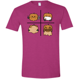 T-Shirts Antique Heliconia / S Pumpkin Shave Men's Semi-Fitted Softstyle