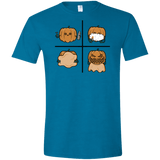 T-Shirts Antique Sapphire / S Pumpkin Shave Men's Semi-Fitted Softstyle