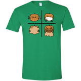 T-Shirts Heather Irish Green / S Pumpkin Shave Men's Semi-Fitted Softstyle
