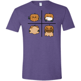 T-Shirts Heather Purple / S Pumpkin Shave Men's Semi-Fitted Softstyle