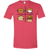 T-Shirts Heather Red / S Pumpkin Shave Men's Semi-Fitted Softstyle