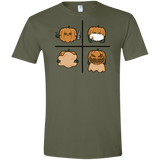 T-Shirts Military Green / S Pumpkin Shave Men's Semi-Fitted Softstyle