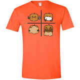 T-Shirts Orange / S Pumpkin Shave Men's Semi-Fitted Softstyle