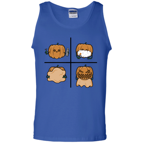 T-Shirts Royal / S Pumpkin Shave Men's Tank Top