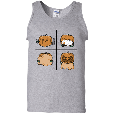 T-Shirts Sport Grey / S Pumpkin Shave Men's Tank Top