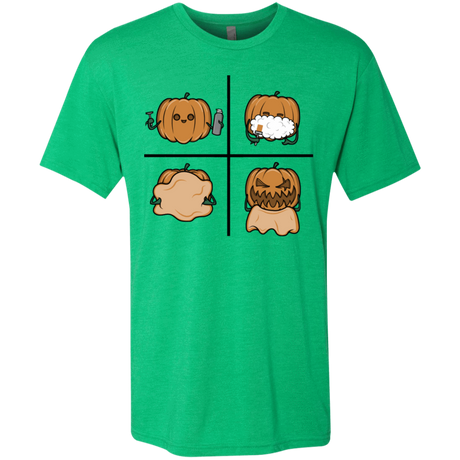 T-Shirts Envy / S Pumpkin Shave Men's Triblend T-Shirt