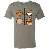 T-Shirts Venetian Grey / S Pumpkin Shave Men's Triblend T-Shirt