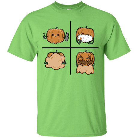 T-Shirts Lime / S Pumpkin Shave T-Shirt