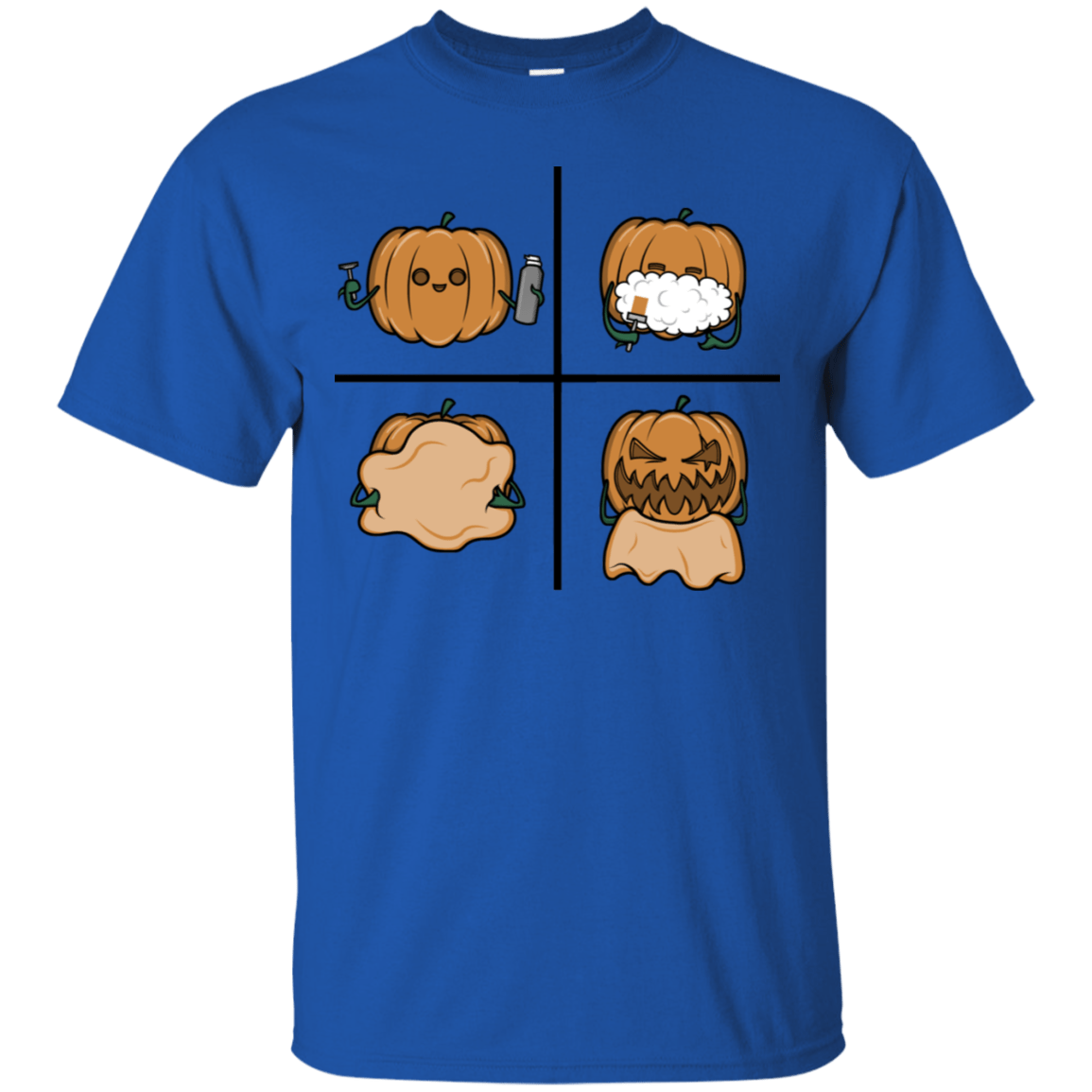 T-Shirts Royal / S Pumpkin Shave T-Shirt