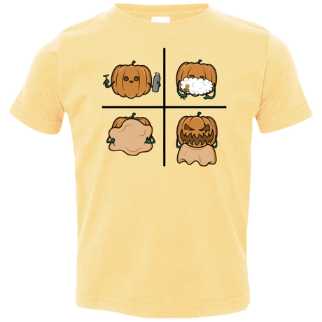 T-Shirts Butter / 2T Pumpkin Shave Toddler Premium T-Shirt