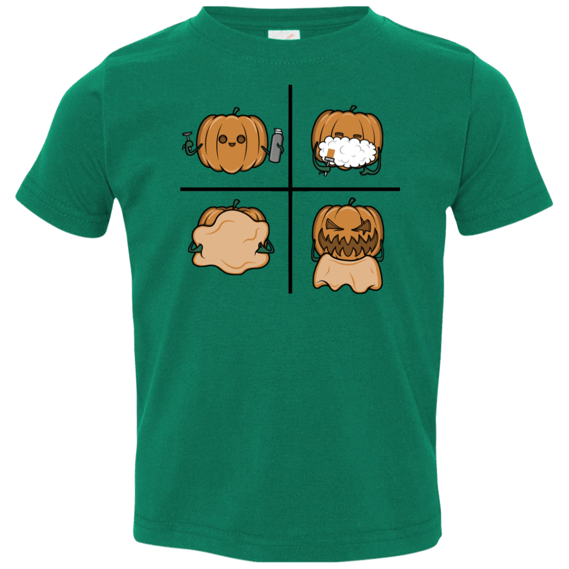 T-Shirts Kelly / 2T Pumpkin Shave Toddler Premium T-Shirt