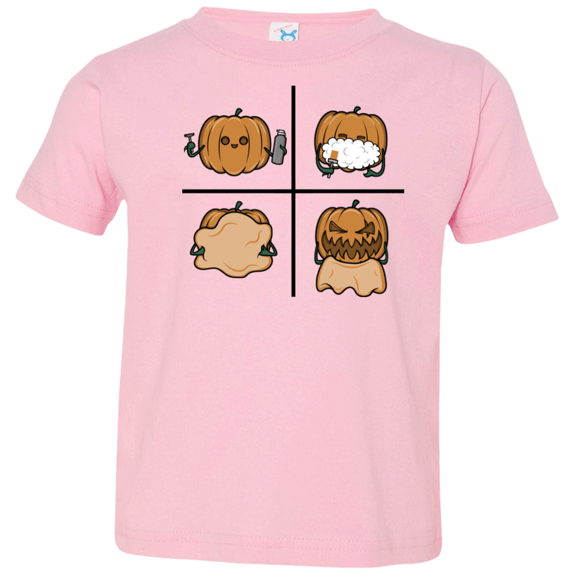 T-Shirts Pink / 2T Pumpkin Shave Toddler Premium T-Shirt