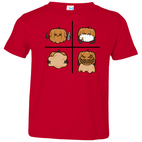 T-Shirts Red / 2T Pumpkin Shave Toddler Premium T-Shirt