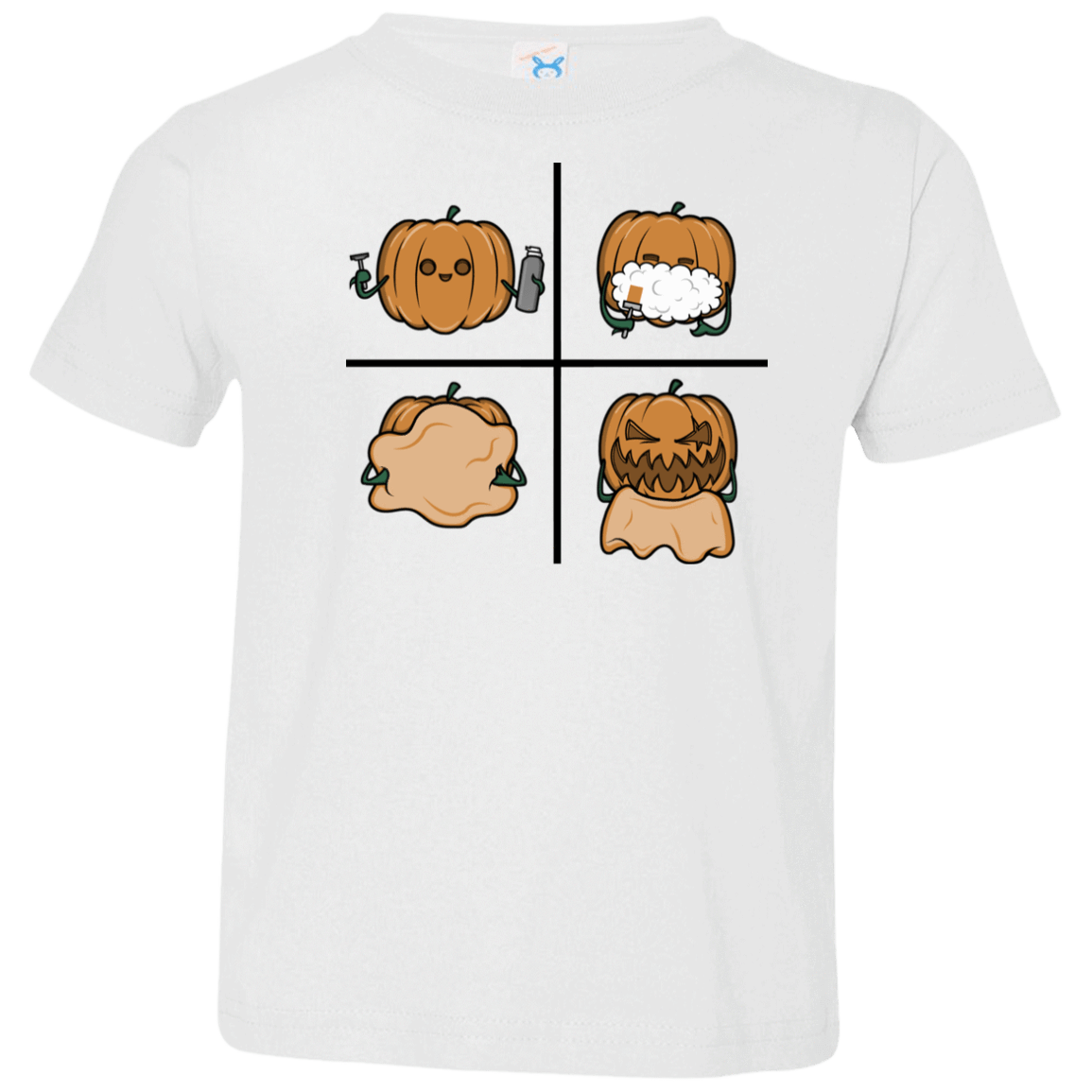 T-Shirts White / 2T Pumpkin Shave Toddler Premium T-Shirt