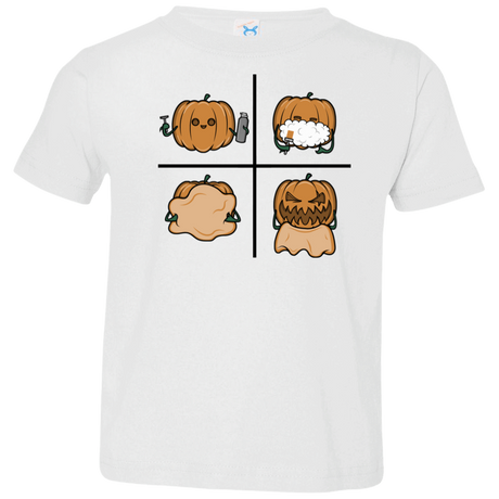 T-Shirts White / 2T Pumpkin Shave Toddler Premium T-Shirt