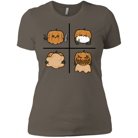 T-Shirts Warm Grey / X-Small Pumpkin Shave Women's Premium T-Shirt