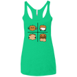T-Shirts Envy / X-Small Pumpkin Shave Women's Triblend Racerback Tank