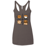 T-Shirts Macchiato / X-Small Pumpkin Shave Women's Triblend Racerback Tank