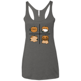 T-Shirts Premium Heather / X-Small Pumpkin Shave Women's Triblend Racerback Tank