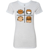 T-Shirts Heather White / S Pumpkin Shave Women's Triblend T-Shirt