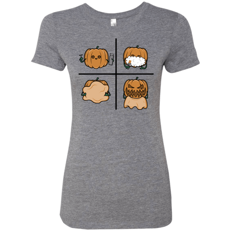 T-Shirts Premium Heather / S Pumpkin Shave Women's Triblend T-Shirt