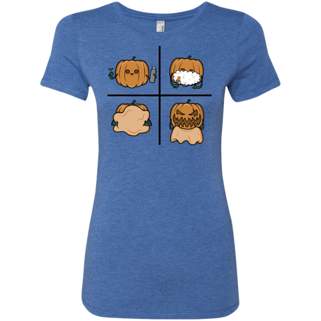T-Shirts Vintage Royal / S Pumpkin Shave Women's Triblend T-Shirt