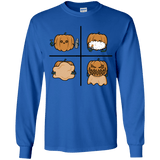 T-Shirts Royal / YS Pumpkin Shave Youth Long Sleeve T-Shirt