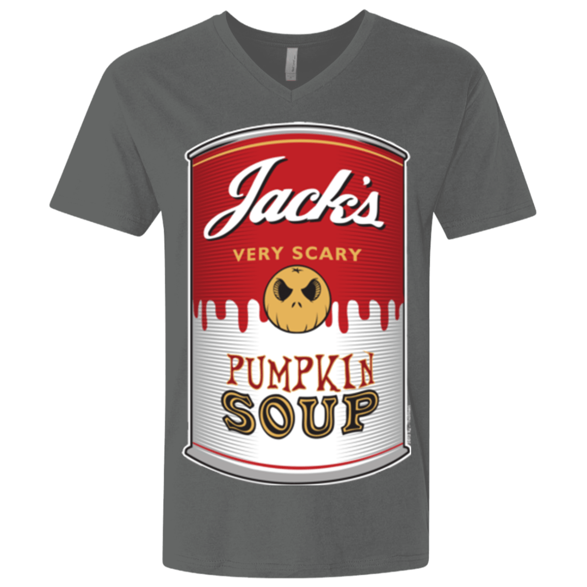 T-Shirts Heavy Metal / X-Small PUMPKIN SOUP Men's Premium V-Neck