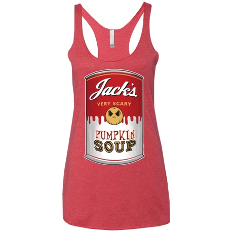 T-Shirts Vintage Red / X-Small PUMPKIN SOUP Women's Triblend Racerback Tank