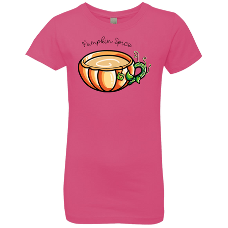 T-Shirts Hot Pink / YXS Pumpkin Spice Chai Tea Girls Premium T-Shirt