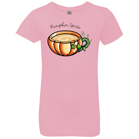 T-Shirts Light Pink / YXS Pumpkin Spice Chai Tea Girls Premium T-Shirt