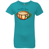 T-Shirts Tahiti Blue / YXS Pumpkin Spice Chai Tea Girls Premium T-Shirt