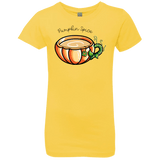 T-Shirts Vibrant Yellow / YXS Pumpkin Spice Chai Tea Girls Premium T-Shirt